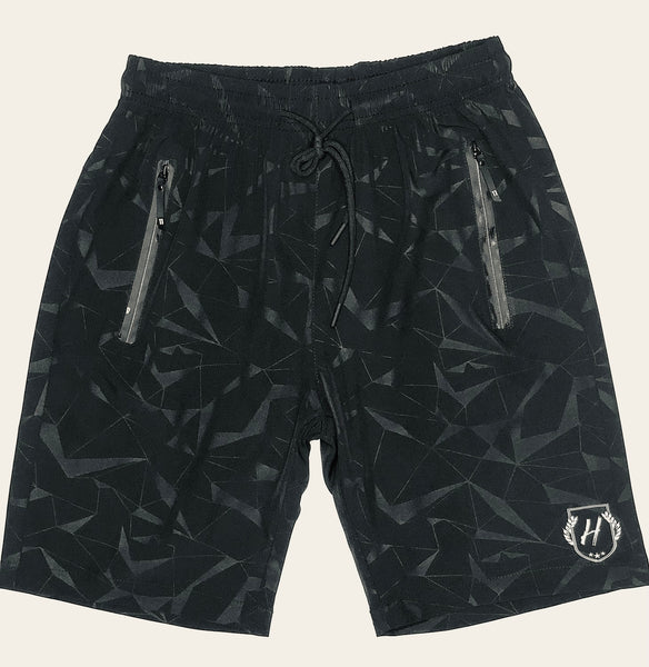 Herose Crest - Activewear Black Shorts